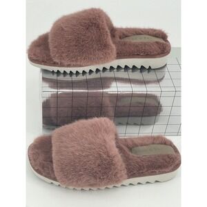 Rag and Bone Sandal‎ Slide Slip On Faux Fur Women's Size 6 New